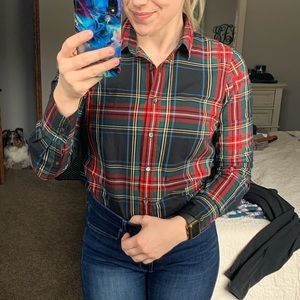 J crew perfect fit button up